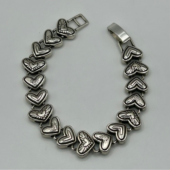 Brighton “Connected By Love” Silver Link Bracelet - Picture 2 of 6
